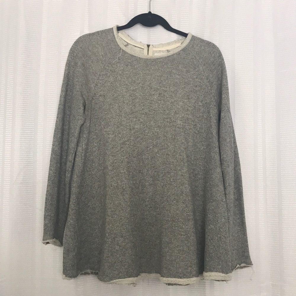 Grey Woven Flowy Tunic